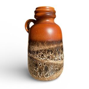 Vintage 60s Scheurich West German Keramik Ceramic Lava vase 413-20